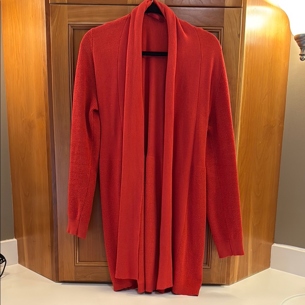 Autumn Orange Women's Vibrant Cardigan by Red